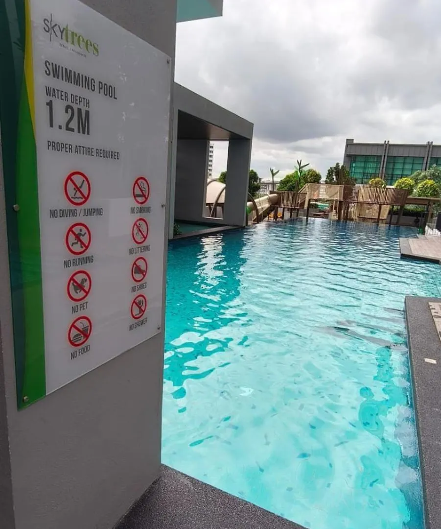 Skytrees Serviced Apartment 2Pax Cozy Studio Aeon Bukit Indah 新山